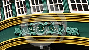 Amsterdam on VOC ship