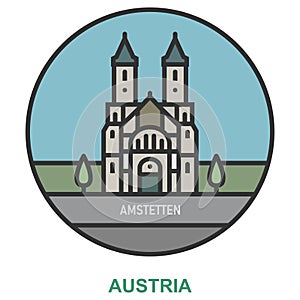 Amstetten. Cities and towns in Austria photo