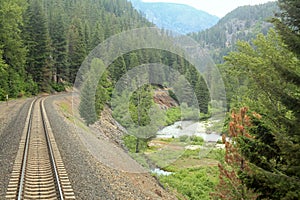 Amtrak through Montana photo
