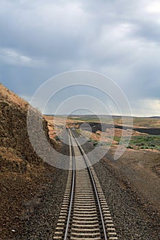 Amtrak through Montana photo
