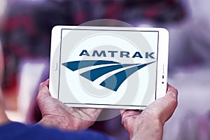 Amtrak postal shipping logo