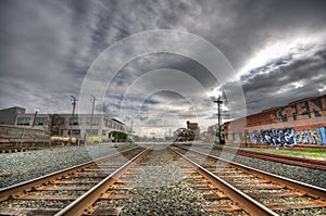 Amtrak railroad in Berkeley photo
