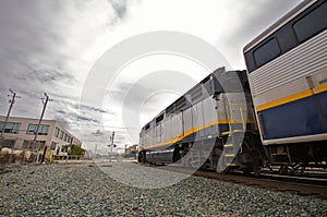 Amtrak Train in Berkeley photo