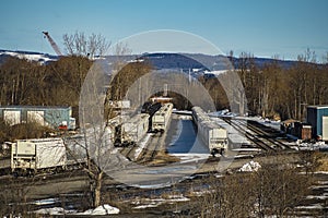 Amtrak Trains Garage in Utica, New York