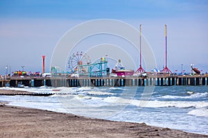 Sobre el acero muelle atlántico la ciudad 