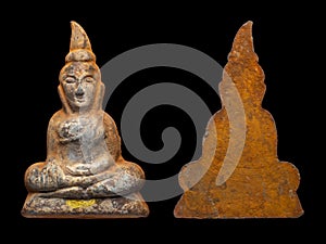 The amulet of Thailand, Buddha name is PhraTha Kradan.