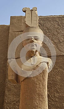 Amun Re Statue in Luxor