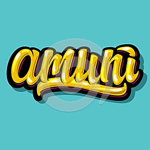 Amuni - Lets go in sicilian dialect of italian. photo