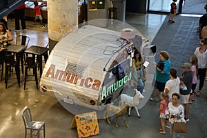 Amurica inside the Crosstown Concourse, Memphis, Tennessee