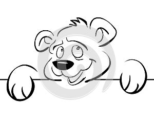 An amused bear