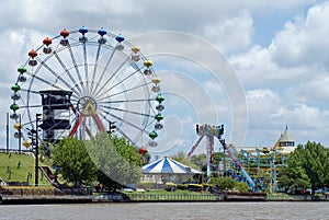 Amusement park in the Parana Delta