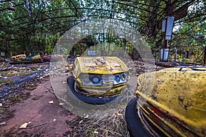 Amusement park of Pripyat city, Chernobyl Exclusion Zone