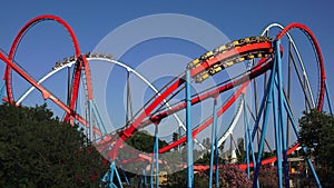 Timelapse Of Roller Coasters