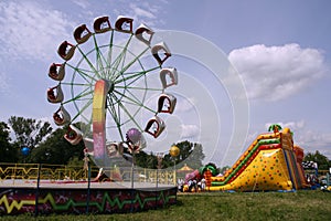 Amusement park - summer fun