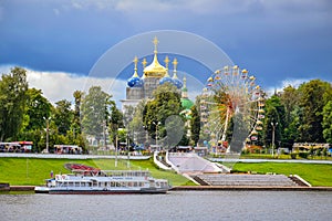 Amusement park in Tver city center