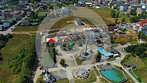 Amusement Park Wladyslawowo Lunapark Aerial View Poland