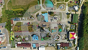 Amusement Park Wladyslawowo Lunapark Aerial View Poland