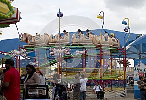 Amusement rides is popular at State Fair Texas