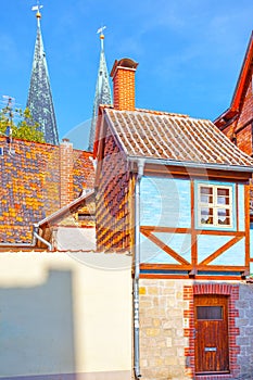 Amusing small half-timbered house