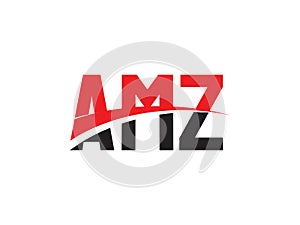 AMZ Letter Initial Logo Design Vector Illustration