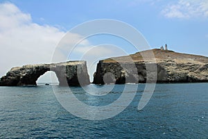 Anacapa Lighthouse and Arch Rock