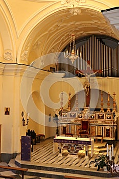 Anacapri - Altare della Chiesa di Santa Sofia dal pulpito photo