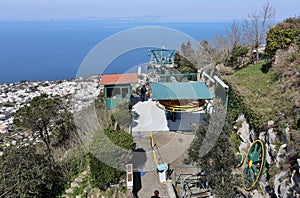 Anacapri - Panorama della Seggiovia Monte Solaro dalla cima