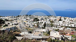 Anacapri - Panoramica del borgo dalla seggiovia