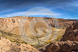 Anaconda Canyon in Eduardo Avaroa National Park, Bolivia