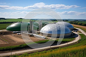 anaerobic digestion tanks with biogas production