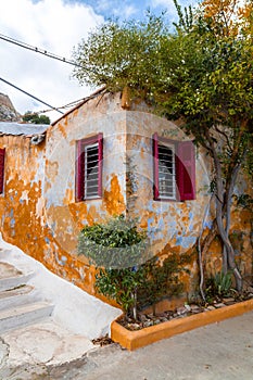 Anafiotika is a scenic tiny neighborhood of Athens, Greece