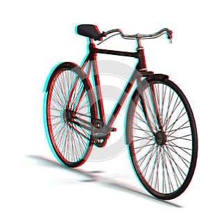 This is an anaglyph image / stereo rendering of