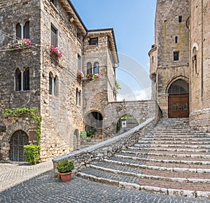 Scenic sight in Anagni, province of Frosinone, Lazio, central Italy. photo