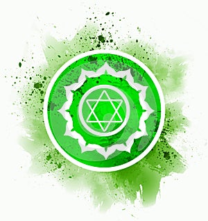 Anahata chakra symbol