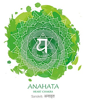 Anahata chakra vector