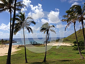 Anakena beach