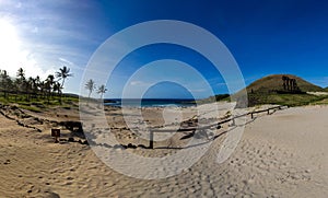 Anakena Beach - Easter Island, Chile