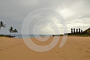 Anakena Beach photo