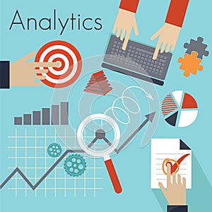 Analitics illustration