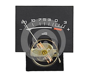 Analog arrow signal meter