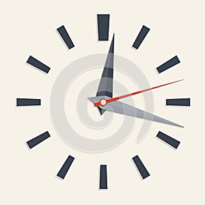 Analog clock face