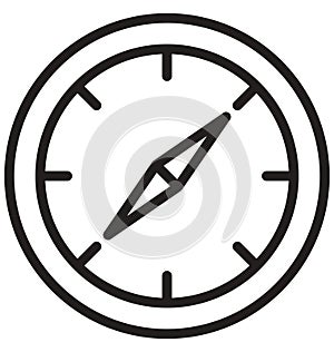 Analog device Isolated Vector icon that can easily modify or edit