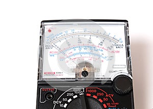 Analog multimeter for electronic tool