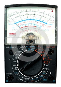 Analog multimeter isolated