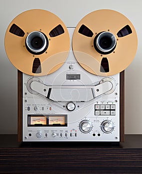 Analog Stereo Open Reel Tape Deck Recorder