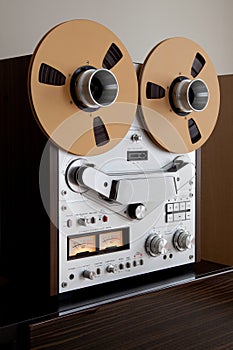 Analog Stereo Open Reel Tape Deck Recorder