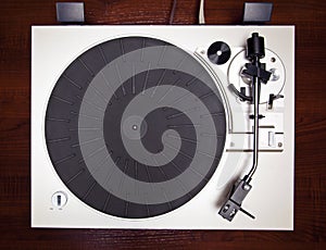 Analog Stereo Turntable Vinyl Record Player