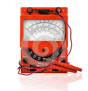 Analog vintage multimeter