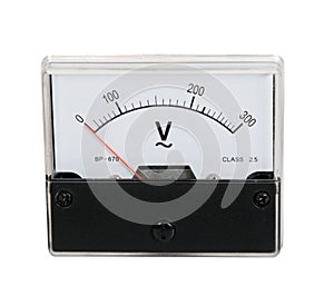 Analog voltmeter photo