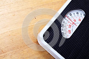 Analog weight scale photo
